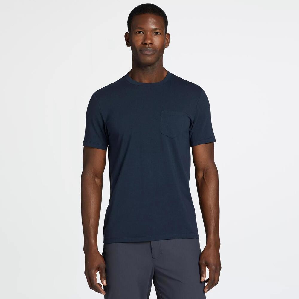 VRST Men's Medium Essential Pocket Tee Darker Arodosia Slate